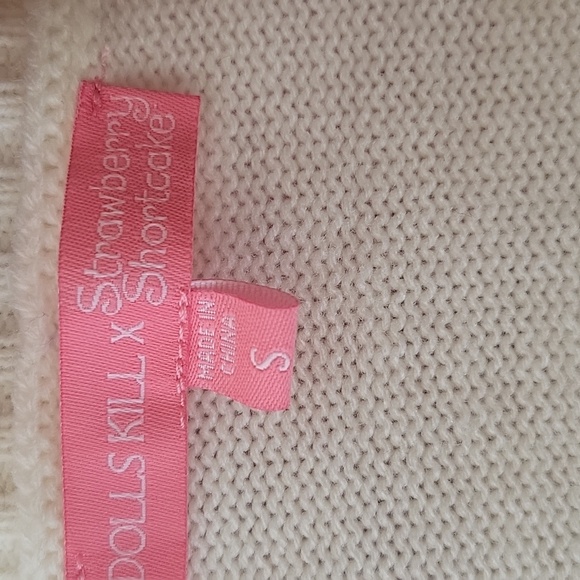 Dolls Kill x Strawberry Shortcake Picked With Love Knit Cardigan - Picture 10 of 11